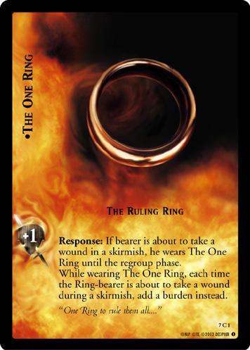 The One Ring, The Ruling Ring